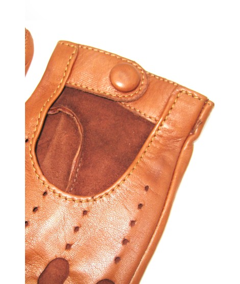 Sermoneta Gloves Guanto Guida in Nappa sfoderato dita intere Tan Qualità Garantita