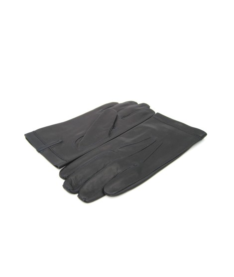 Sermoneta Gloves Guanto in Nappa foderato seta Navy Black Friday