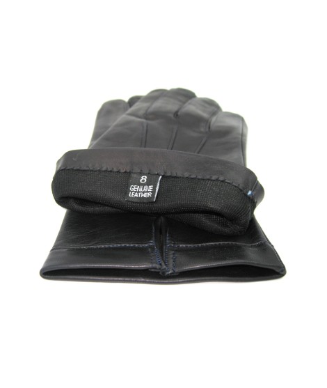Sermoneta Gloves Guanto in Nappa foderato seta Navy Black Friday