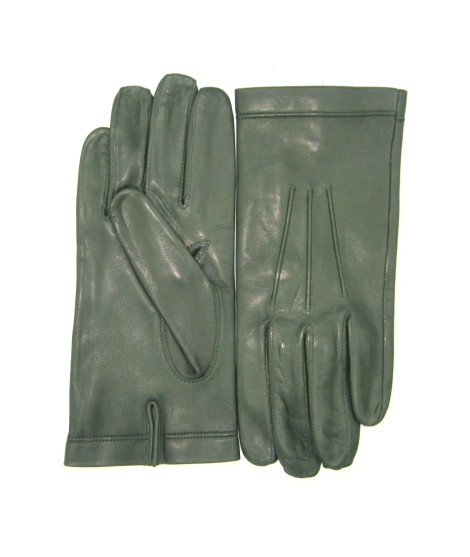 Sermoneta Gloves Guanto in Nappa foderato seta Verde scuro Vendite Flash