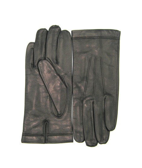 Sermoneta Gloves Guanto in Nappa foderato seta Nero Negozio