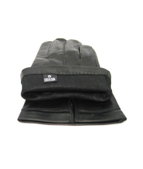 Sermoneta Gloves Guanto in Nappa foderato seta Nero Negozio
