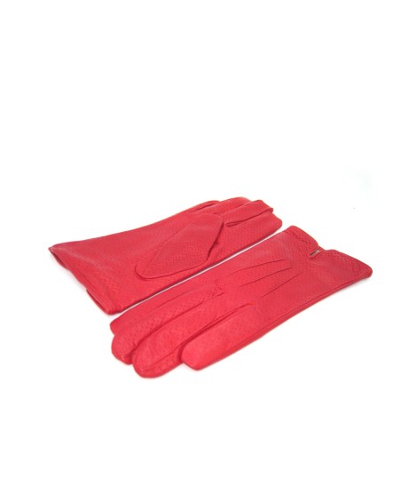 Sermoneta Gloves Guanti in Nappa foderato cashmere Rosso Novità