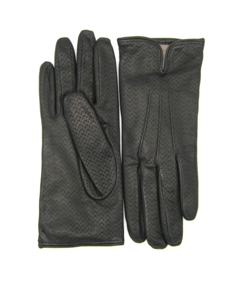 Sermoneta Gloves Guanti in Nappa foderato cashmere Nero Sconto