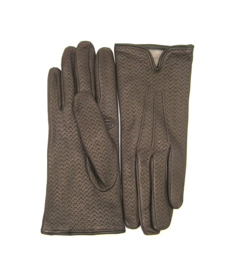 Sermoneta Gloves Guanti in Nappa foderato cashmere Testa di Moro Offerta