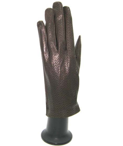Sermoneta Gloves Guanto in Nappa sfoderato Testa di Moro Saldi