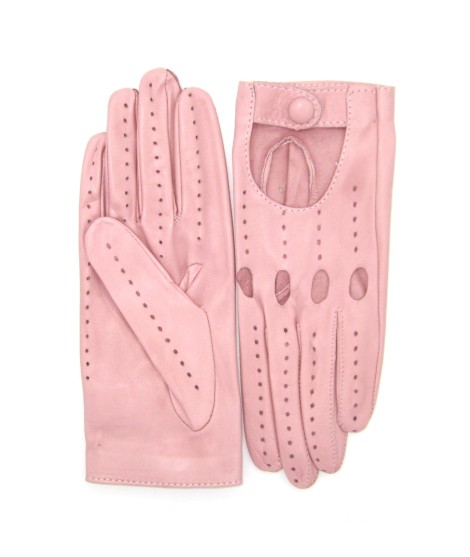 Sermoneta Gloves Guanto Guida in Nappa sfoderato dita intere Nude Vendita Economica