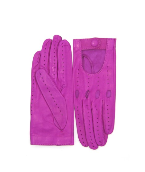 Sermoneta Gloves Guanto Guida in Nappa sfoderato dita intere Fucsia Saldi Di Fabbrica