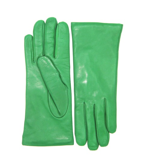 Sermoneta Gloves Guanto Nappa foderato cashmere Verde smeraldo In Linea
