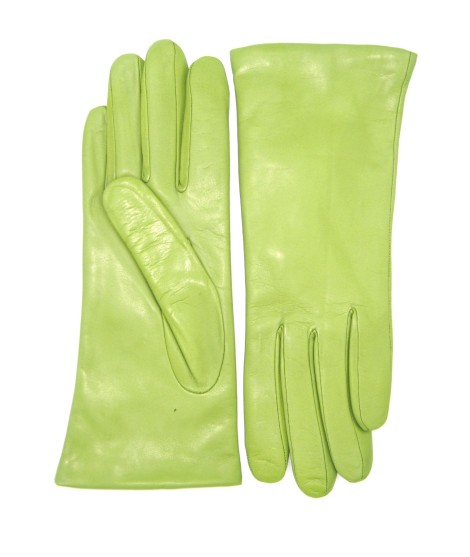 Sermoneta Gloves Guanto Nappa foderato cashmere Verde Pistacchio Promozione