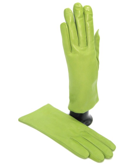 Sermoneta Gloves Guanto Nappa foderato cashmere Verde Pistacchio Promozione