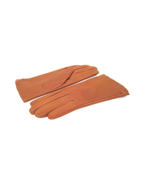 Sermoneta Gloves Guanto Nappa foderato cashmere Tan Acquista Ora