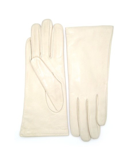 Sermoneta Gloves Guanto Nappa foderato cashmere Panna Fino Al -60%