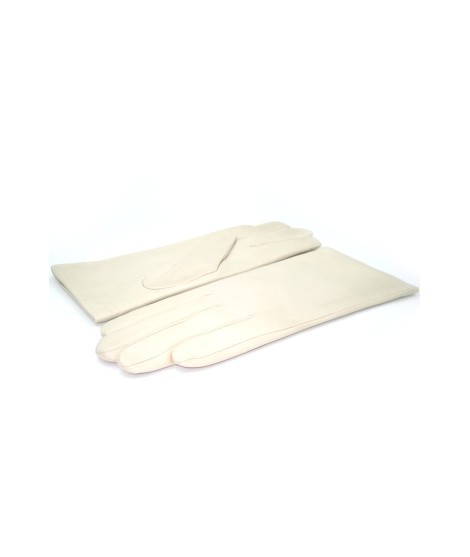 Sermoneta Gloves Guanto Nappa foderato cashmere Panna Fino Al -60%