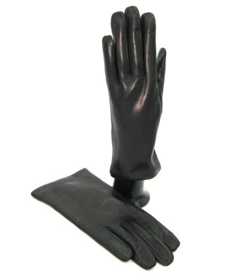 Sermoneta Gloves Guanto Nappa foderato cashmere Nero Prezzo Ridotto
