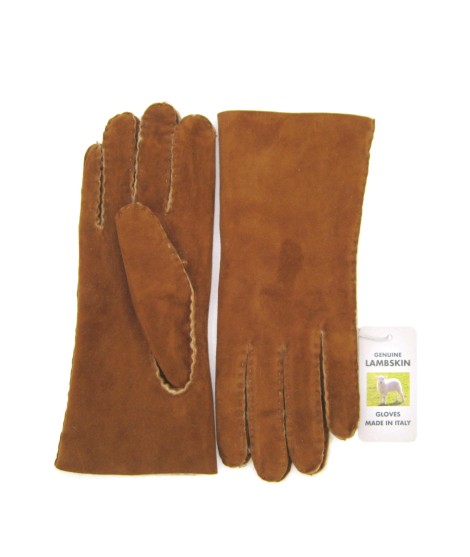Sermoneta Gloves Guanto Montone cucito a mano Tan Vendita Calda