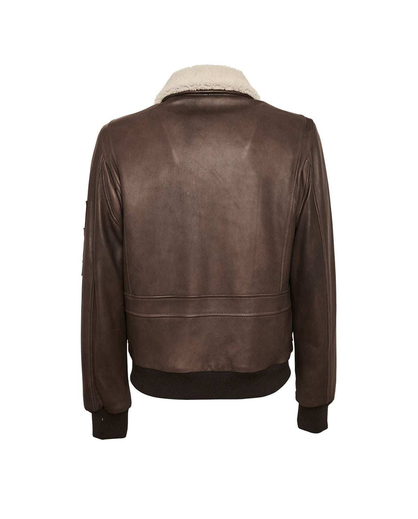 Stewart FALCON-SLIM OMEGA LAMB REMOVABLE COLLAR Sconto