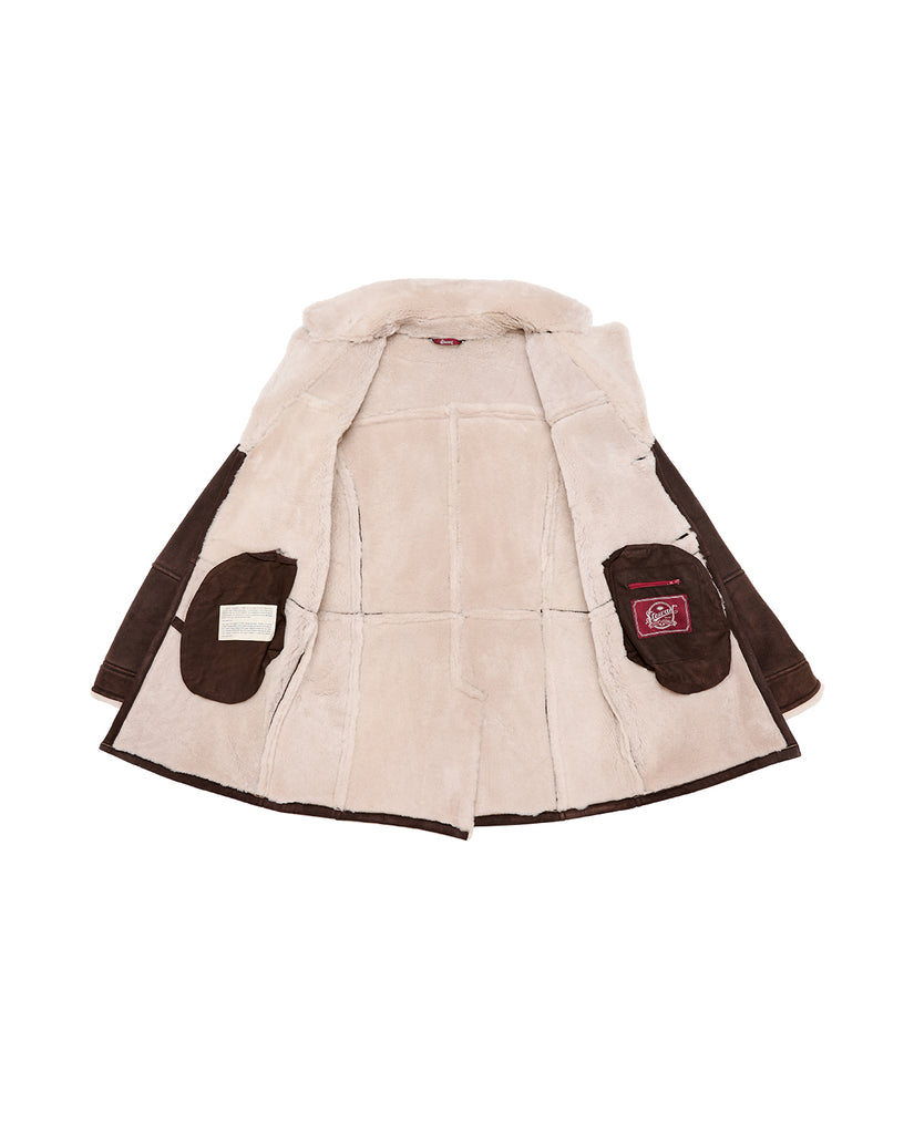 Stewart ROBERTO-SHEARLING SUEDE IRONED LAMB Economico