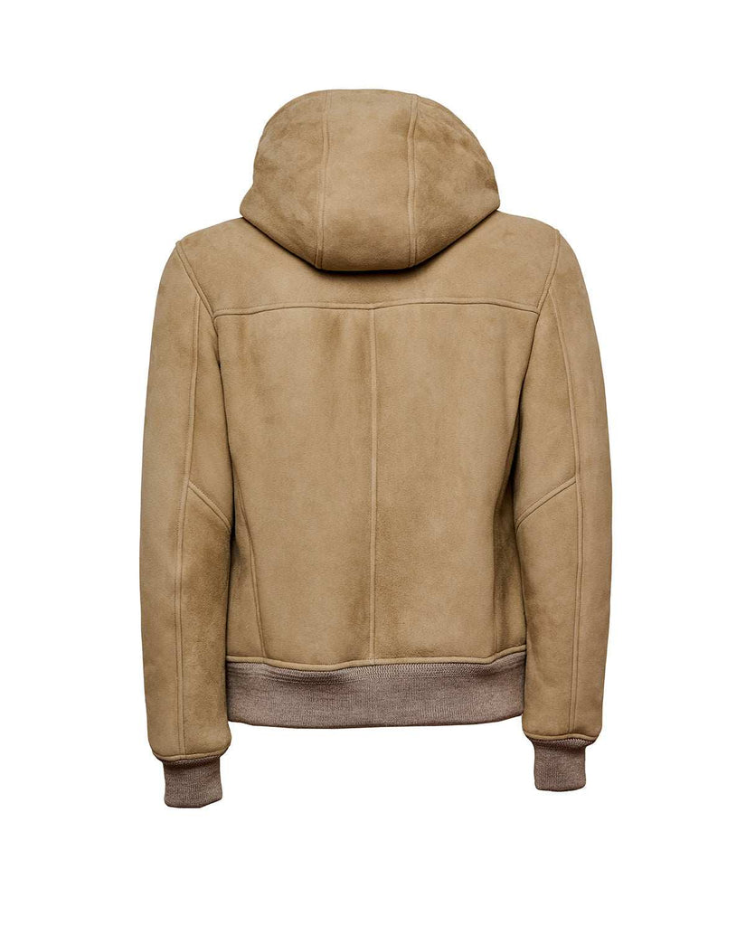 Stewart EINAR-SHEARLING SUEDE IRONED LAMB Offerte