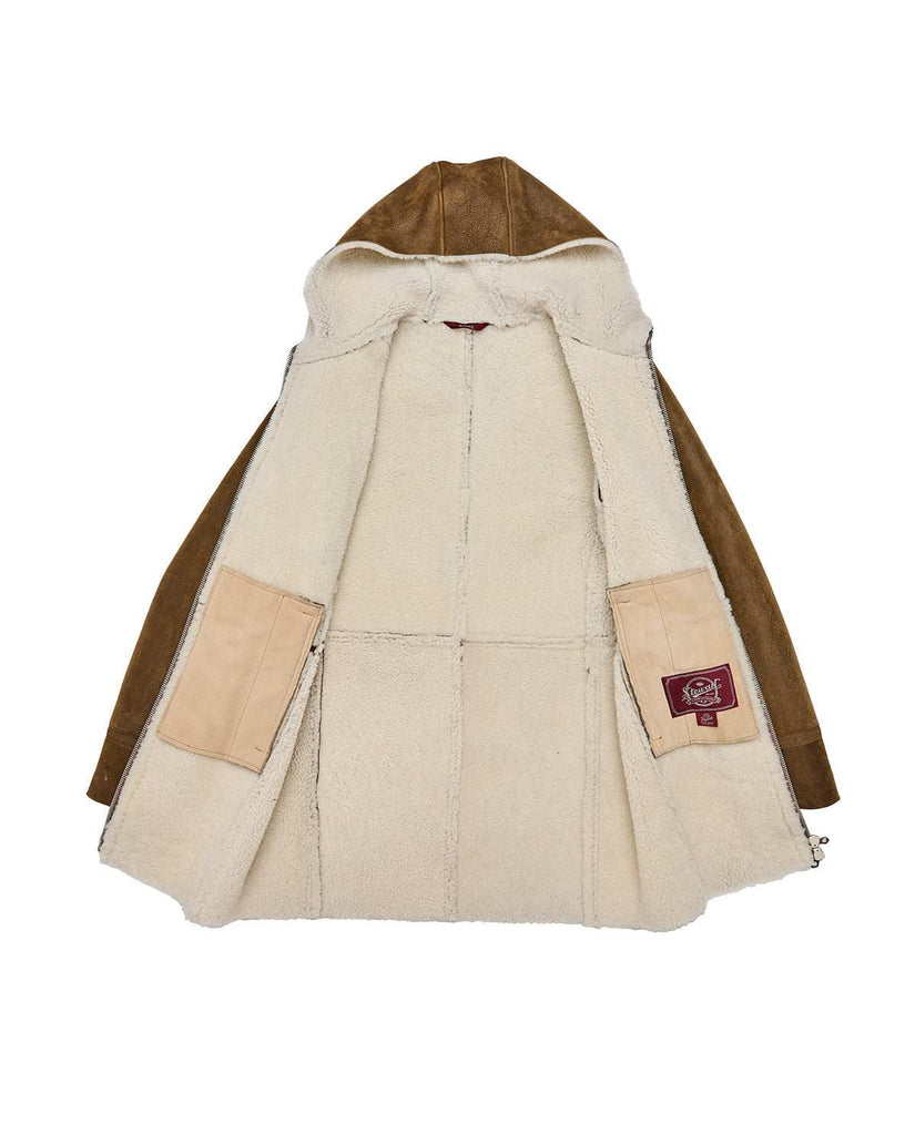 Stewart ARIC-SLIM SHEARLING SUEDE IRONED LAMB Hotsell