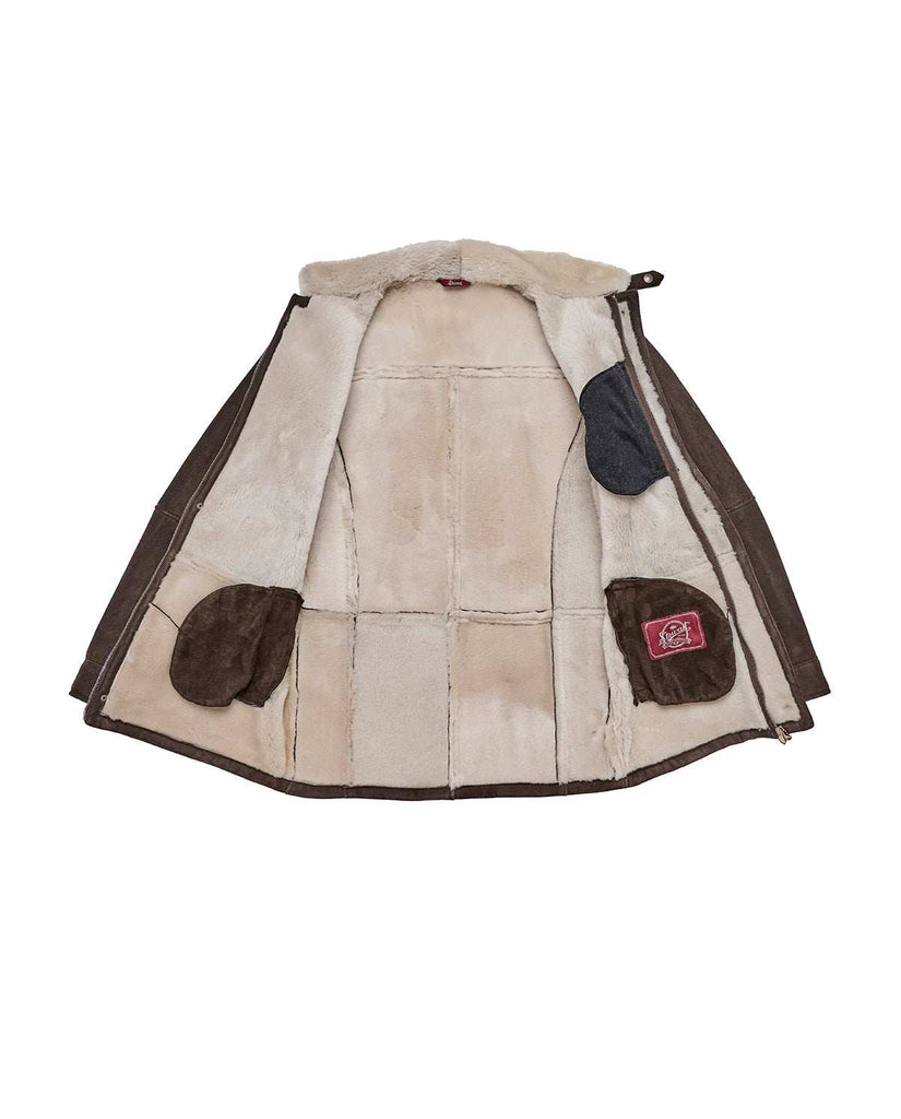 Stewart APRICA-SLIM SHEARLING SUEDE IRONED LAMB 2025