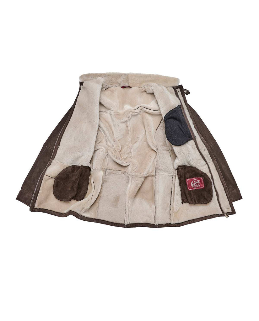 Stewart APRICA-SLIM SHEARLING SUEDE IRONED LAMB 2025