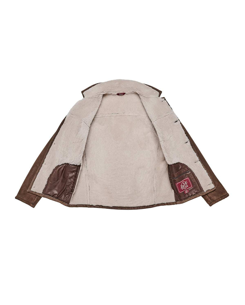 Stewart KIRA-SHEARLING SUEDE IRONED LAMB Enormi risparmi