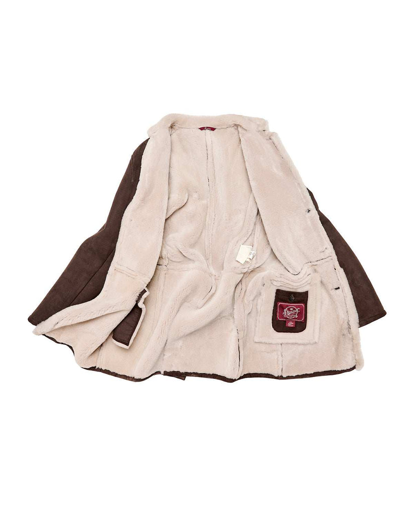 Stewart CLIFF-COAT REGULAR SHEARLING SUEDE IRONED LAMB ACQUISTA ORA