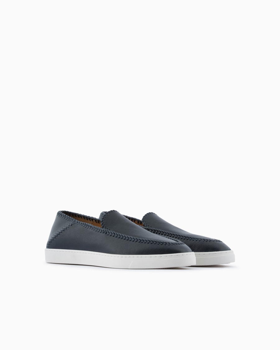 The world of armani GALLERIA 3 SLIP-ON IN NAPPA Rilascio limitato
