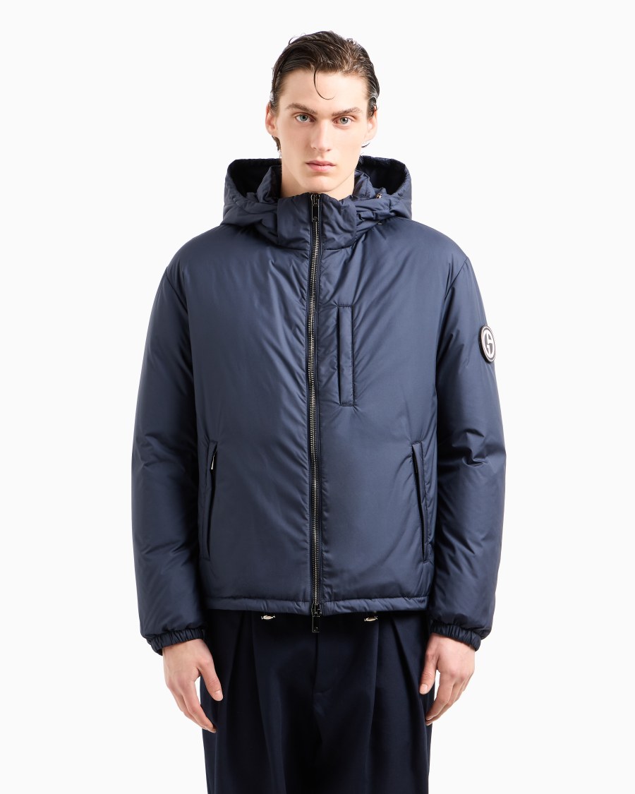 The world of armani BLOUSON CON CAPPUCCIO IMBOTTITO IN PIUMA D'OCA ASV Bestseller
