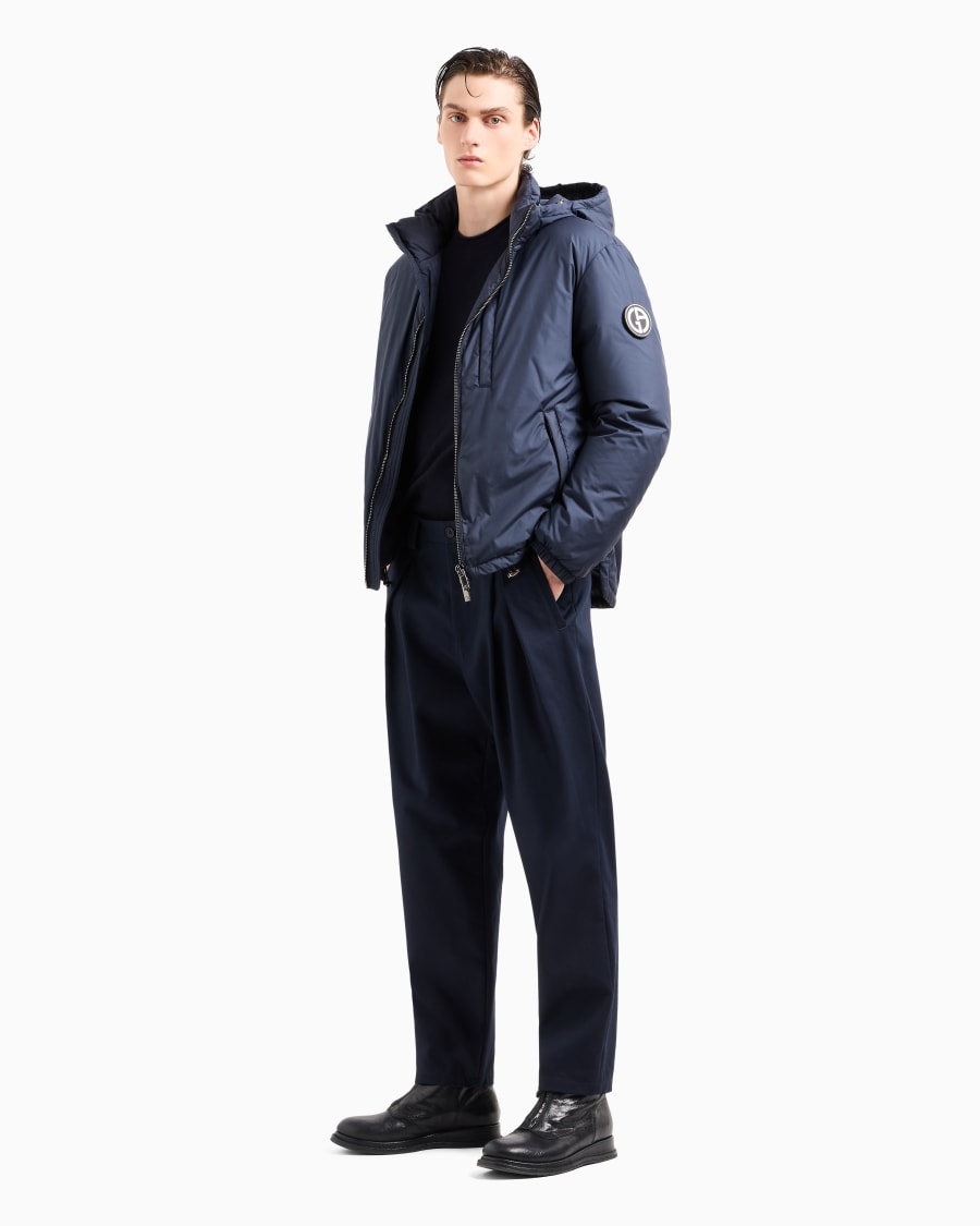 The world of armani BLOUSON CON CAPPUCCIO IMBOTTITO IN PIUMA D'OCA ASV Bestseller