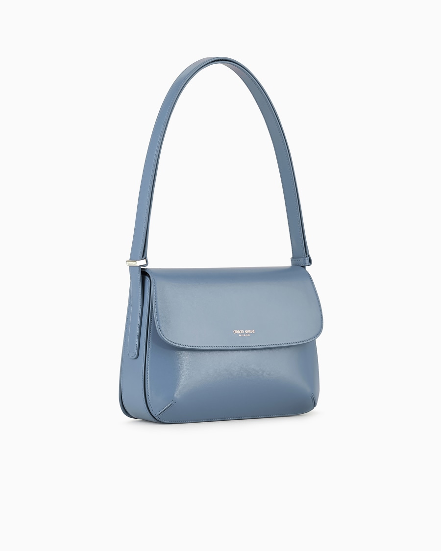 The world of armani BORSA MEDIA LA PRIMA IN PELLE PALMELLATA Affare Del Giorno