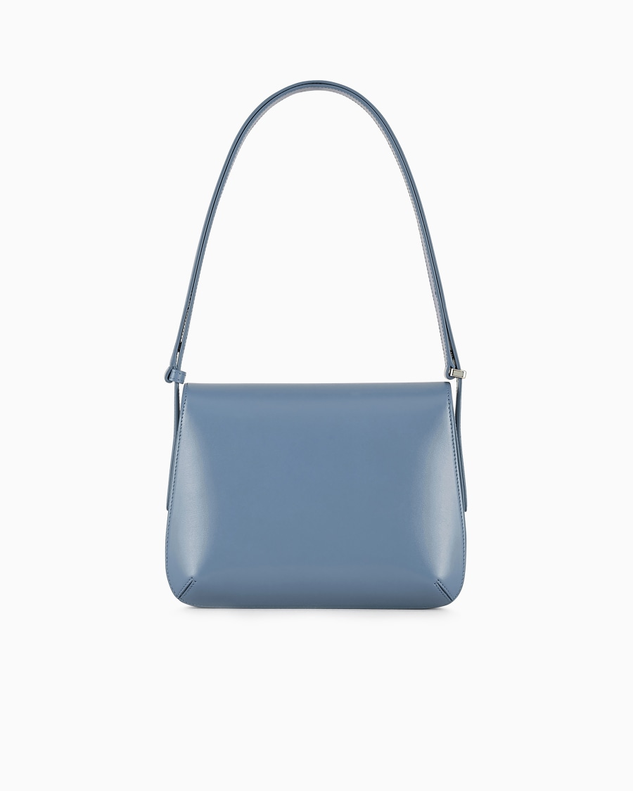 The world of armani BORSA MEDIA LA PRIMA IN PELLE PALMELLATA Affare Del Giorno