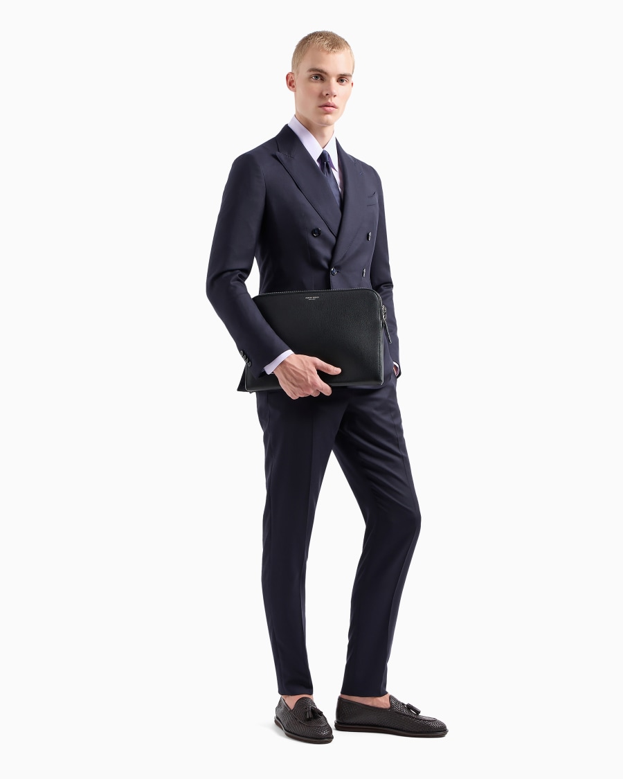 The world of armani CAMICIA REGULAR FIT IN COTONE Nuovo