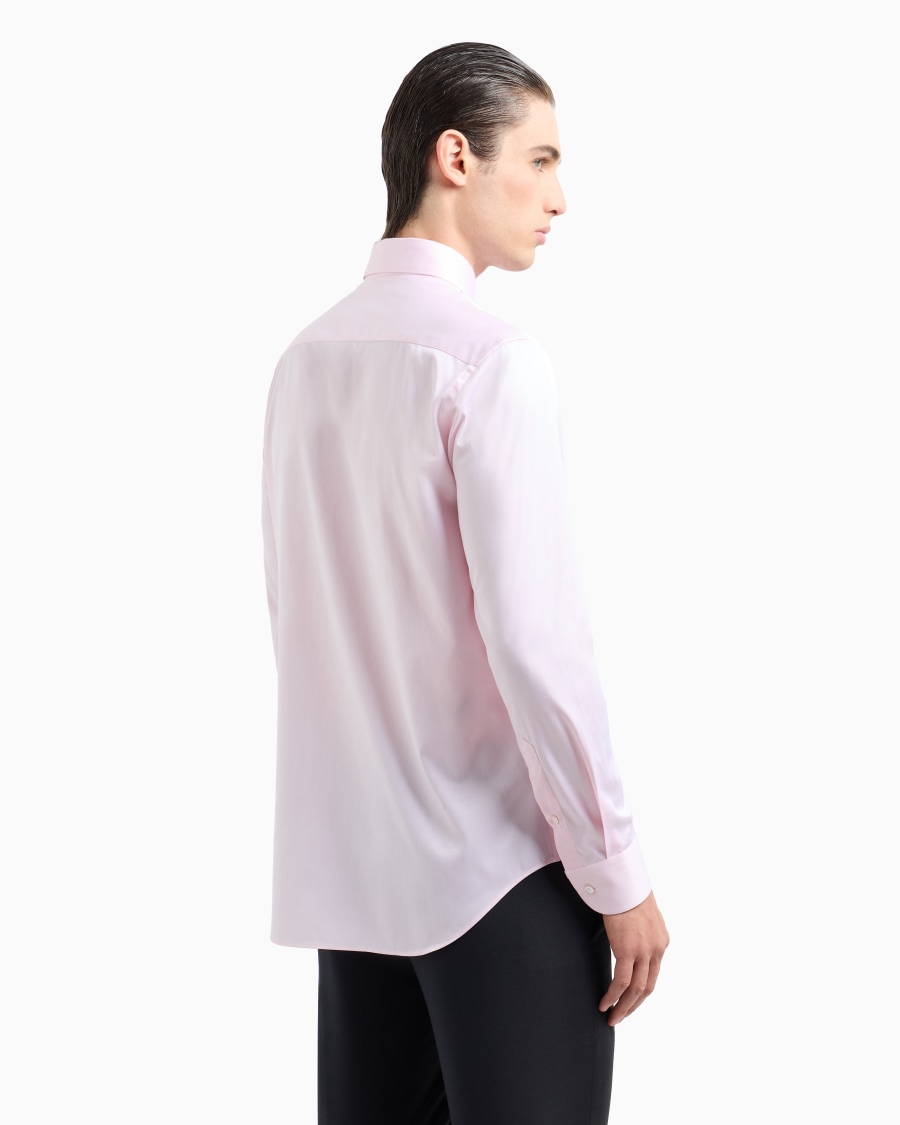 The world of armani CAMICIA IN TWILL DI COTONE Qualità Garantita