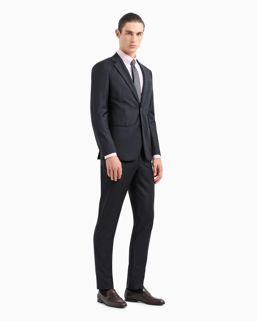 The world of armani CAMICIA IN TWILL DI COTONE Qualità Garantita