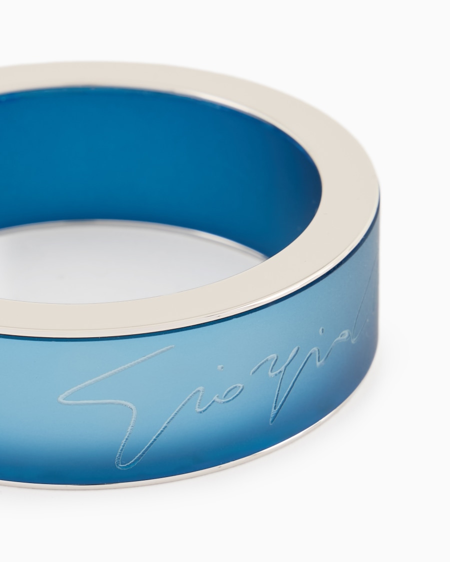 The world of armani BRACCIALE RIGIDO CON LOGO SIGNATURE Shopping Online