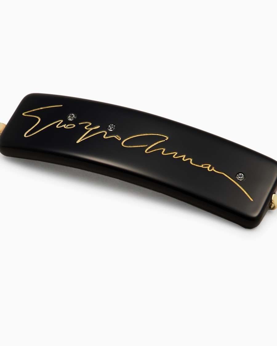 The world of armani FERMAGLIO CON LOGO SIGNATURE Prezzo Ridotto