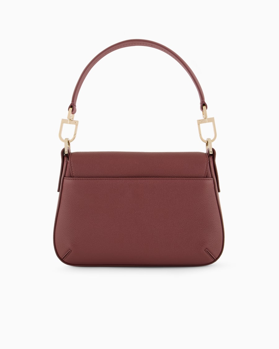 The world of armani BORSA A MANO PICCOLA LA PRIMA SOFT IN PELLE GRANATA ASV Presa
