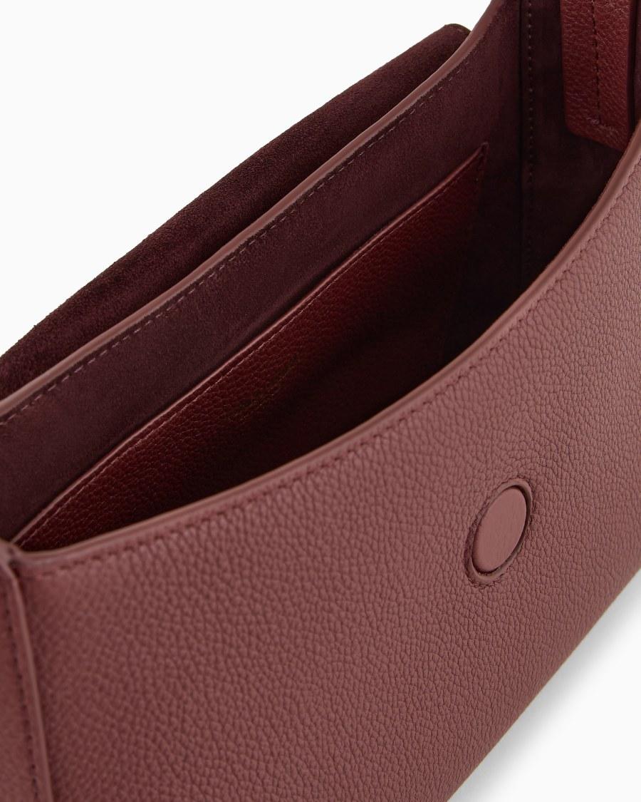 The world of armani BORSA A MANO PICCOLA LA PRIMA SOFT IN PELLE GRANATA ASV Presa