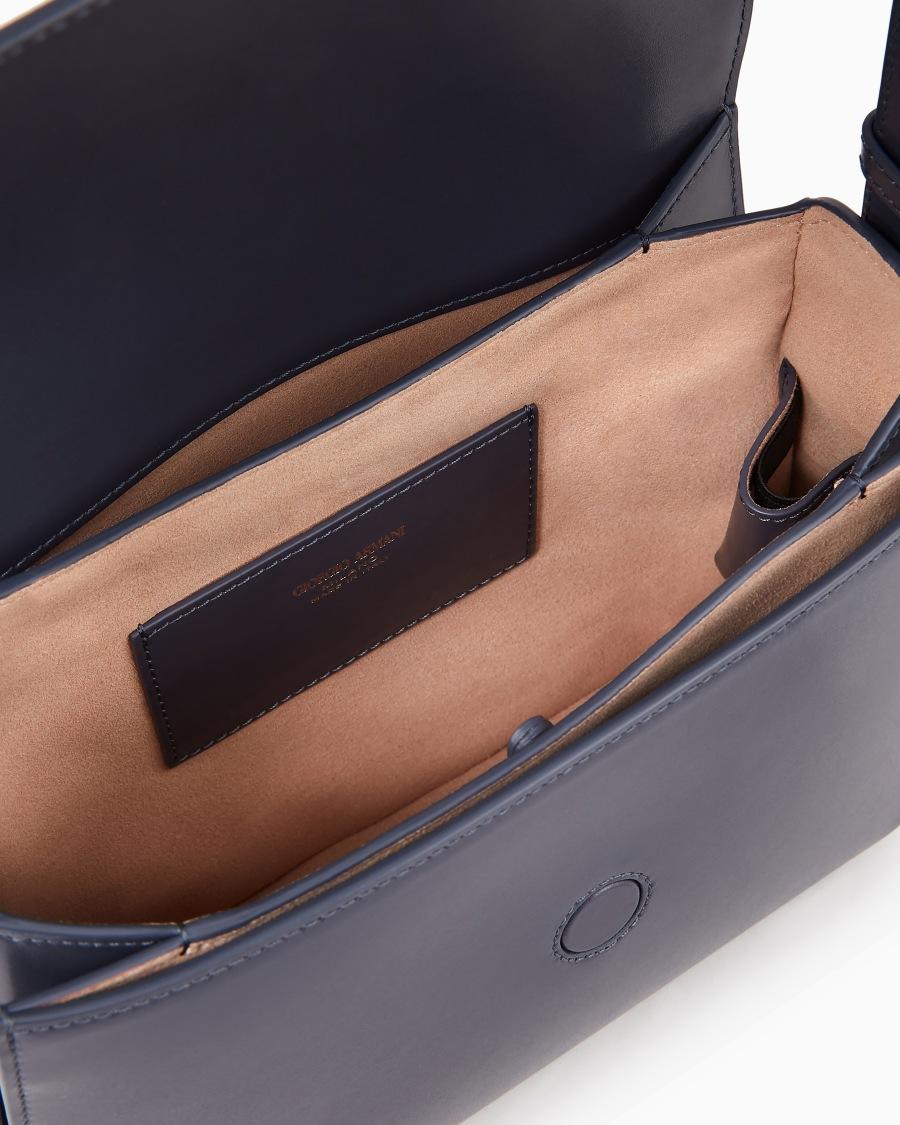The world of armani BORSA MEDIA LA PRIMA IN PELLE PALMELLATA Offerta