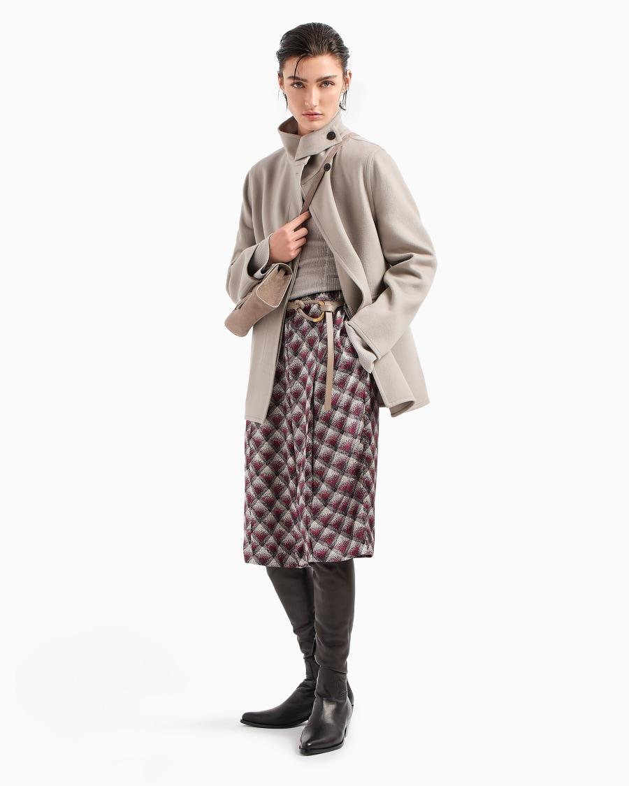 The world of armani MAGLIA IN LANA E VISCOSA A COSTE Offerte