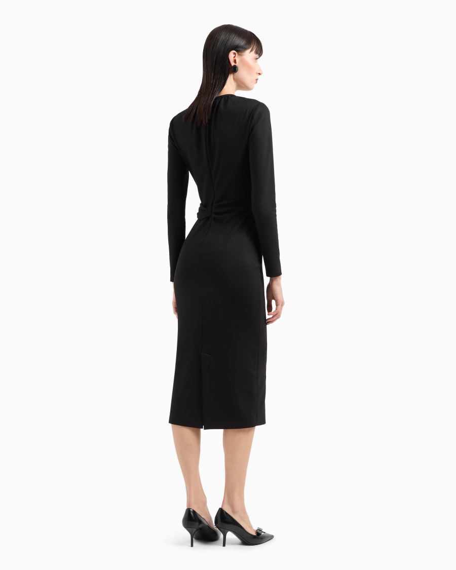The world of armani VESTITO LONGUETTE IN MISTO VISCOSA ASV Hotsell