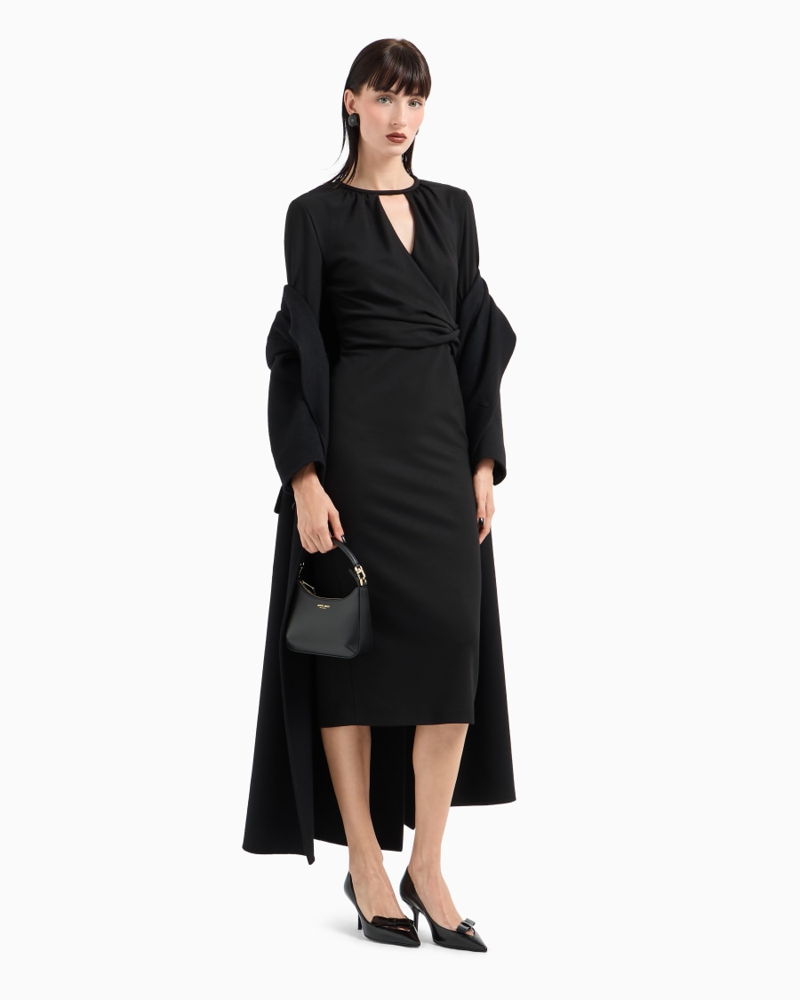 The world of armani VESTITO LONGUETTE IN MISTO VISCOSA ASV Hotsell