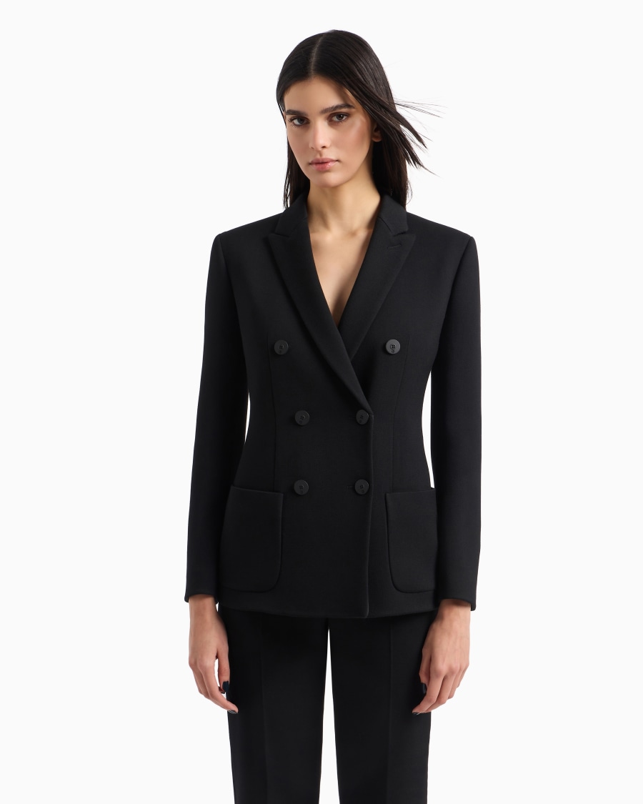 The world of armani GIACCA DOPPIOPETTO IN LANA DOUBLE STRETCH Italy