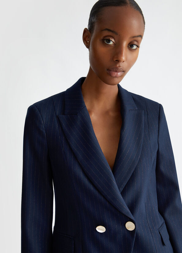 Liu Jo Blazer in flanella gessata Online