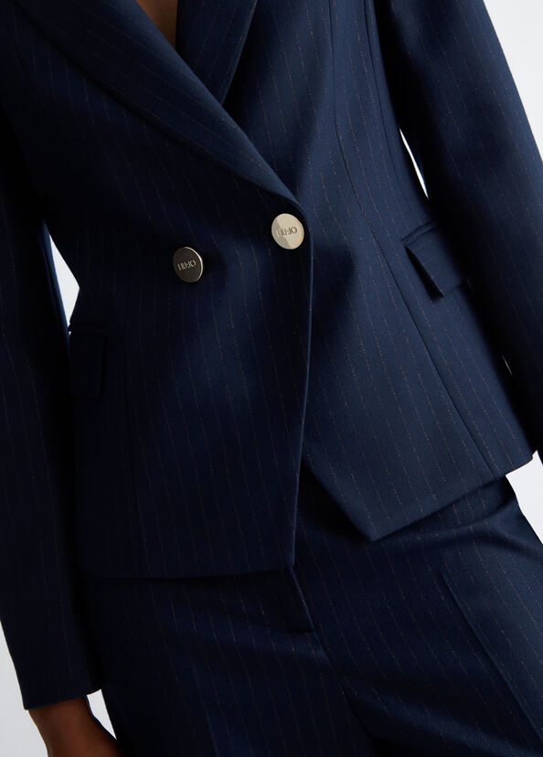 Liu Jo Blazer in flanella gessata Online
