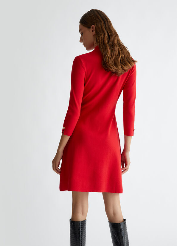 Liu Jo Abito in maglia con bottoni gioiello Only for today