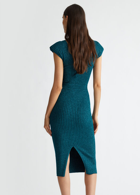 Liu Jo Abito midi in maglia lurex® Discount Store per i nuovi prodotti