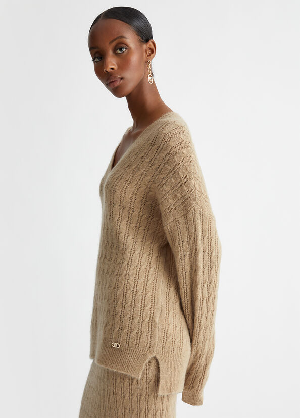 Liu Jo Maglione in misto alpaca Esporta salva